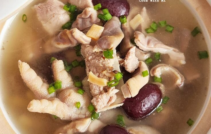 white pepper pig lung soup​